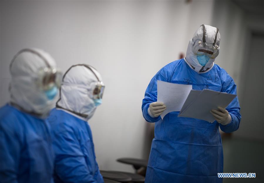 CHINA-HUBEI-WUHAN-NOVEL CORONAVIRUS-TEMPORARY HOSPITAL-NIGHT (CN)