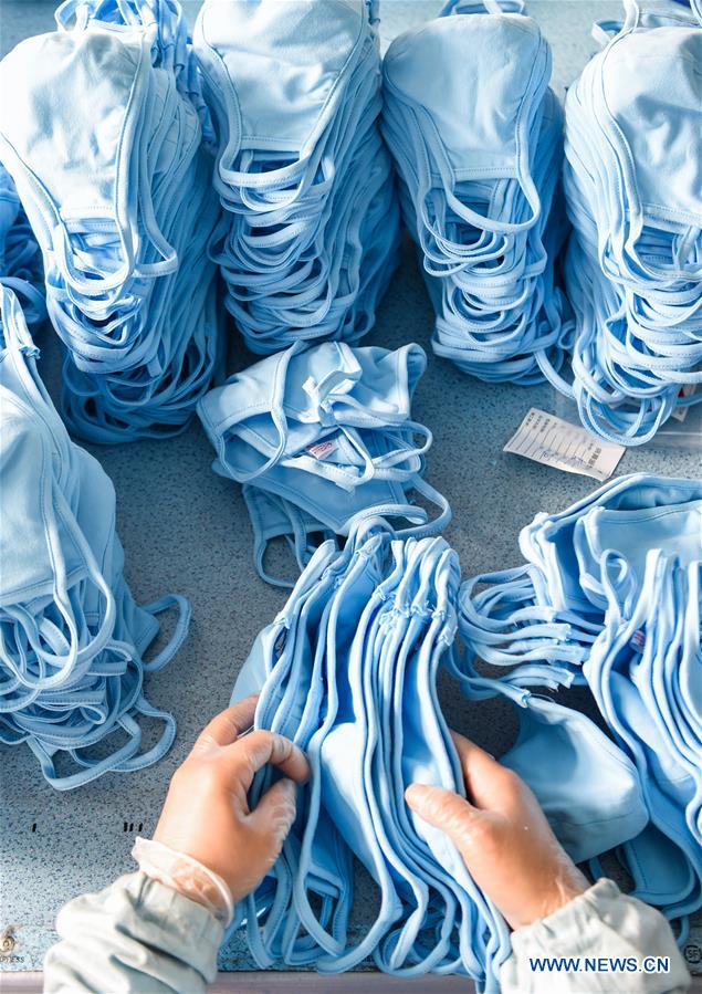 CHINA-INNER MONGOLIA-HOHHOT-NOVEL CORONAVIRUS-FACE MASK PRODUCTION (CN)