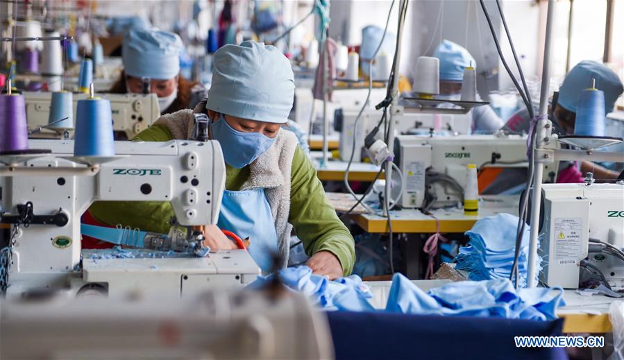 CHINA-INNER MONGOLIA-HOHHOT-NOVEL CORONAVIRUS-FACE MASK PRODUCTION (CN)