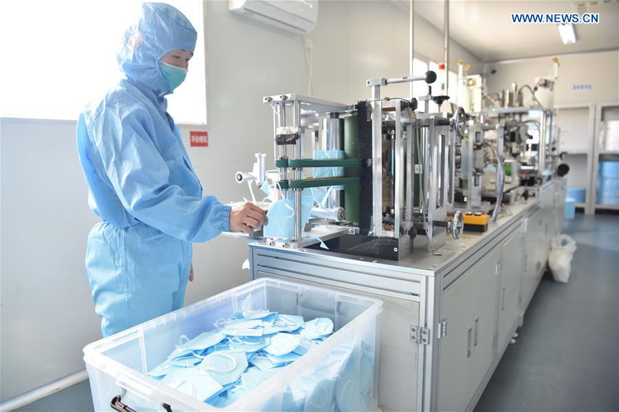 CHINA-HEBEI-DINGZHOU-NCP-FACE MASK-PRODUCTION (CN)
