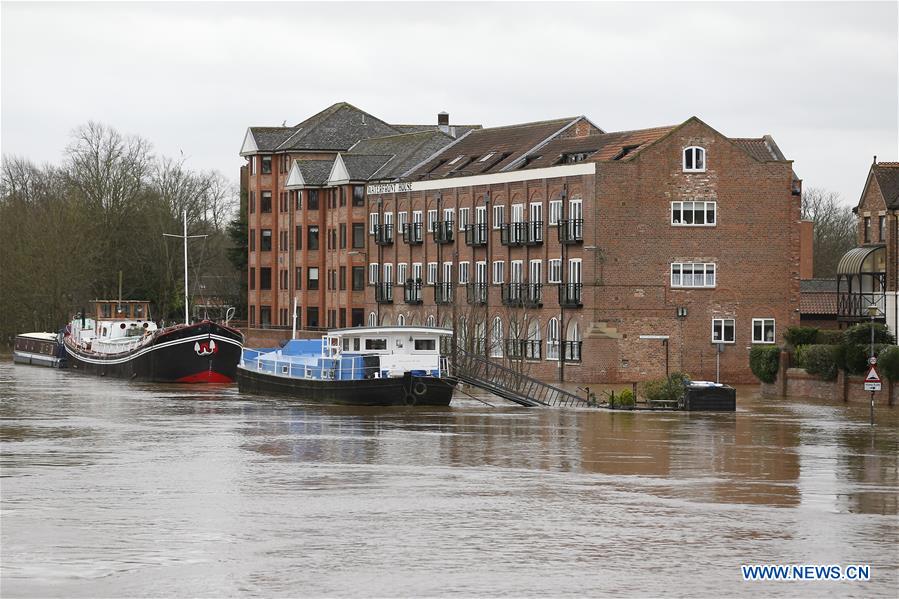 BRITAIN-YORK-FLOOD