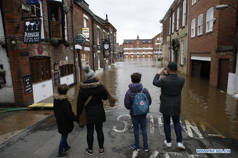 BRITAIN-YORK-FLOOD