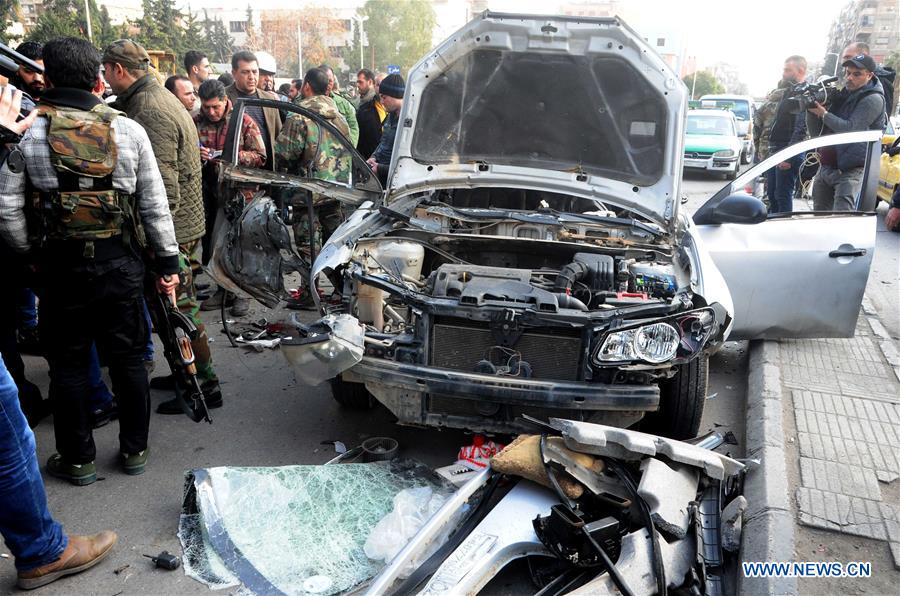 SYRIA-DAMASCUS-BLAST