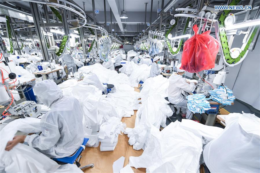 CHINA-SHENZHEN-NCP-PROTECTIVE SUITS-PRODUCTION (CN)