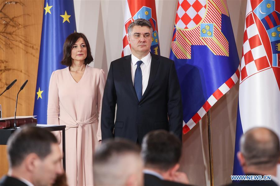 CROATIA-ZAGREB-PRESIDENT-ZORAN MILANOVIC-INAUGURATION
