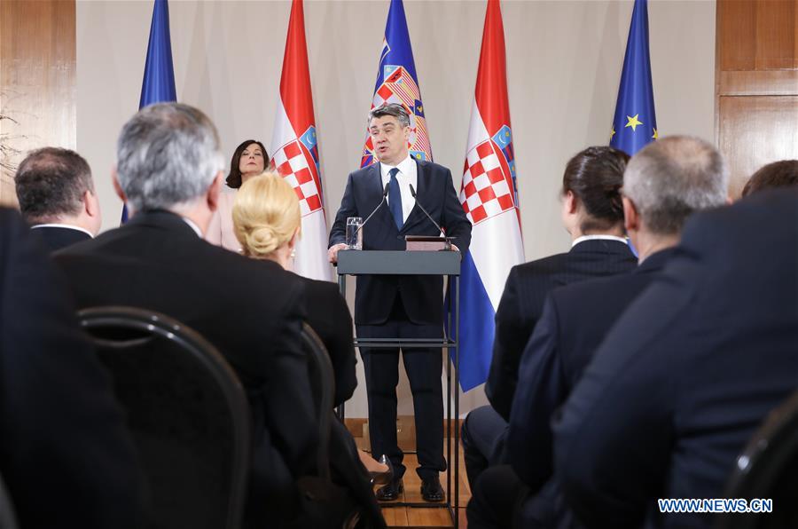 CROATIA-ZAGREB-PRESIDENT-ZORAN MILANOVIC-INAUGURATION