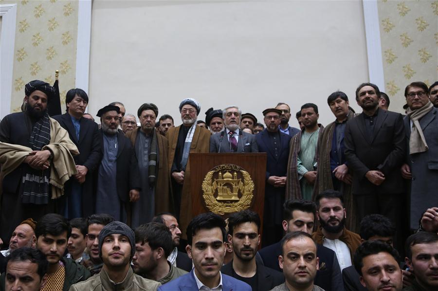 AFGHANISTAN-KABUL-ELECTIONS-ABDULLAH ABDULLAH-PRESS CONFERENCE