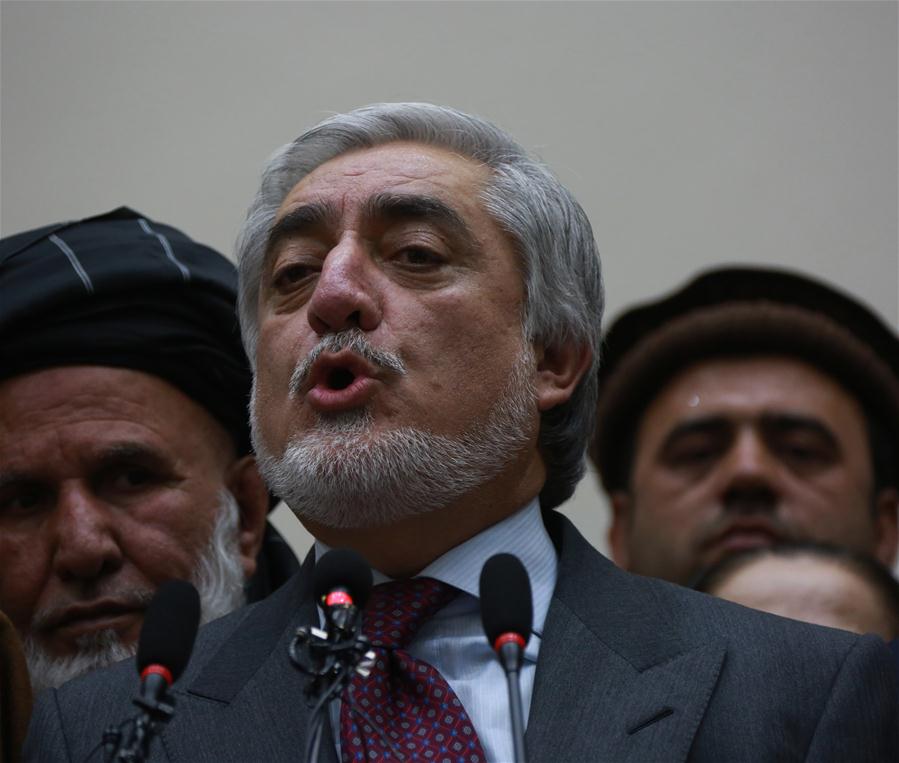 AFGHANISTAN-KABUL-ELECTIONS-ABDULLAH ABDULLAH-PRESS CONFERENCE