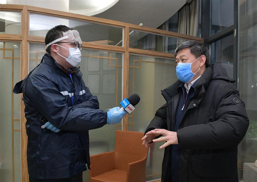 CHINA-HUBEI-NOVEL CORONAVIRUS-XINHUA-JOURNALISTS (CN)