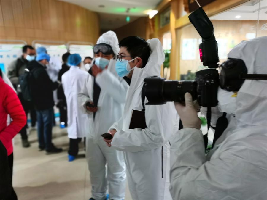 CHINA-HUBEI-NOVEL CORONAVIRUS-XINHUA-JOURNALISTS (CN)