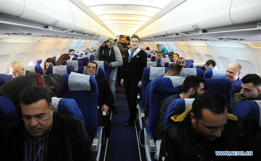 SYRIA-DAMASCUS-ALEPPO-FIRST FLIGHT 