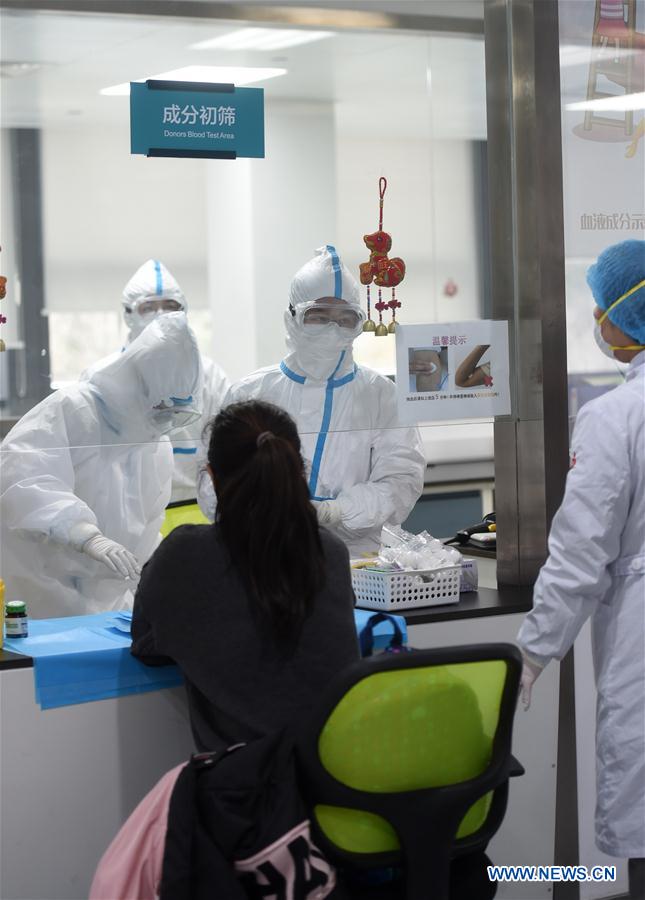 CHINA-ZHEJIANG-HANGZHOU-RECOVERED CORONAVIRUS PATIENT-PLASMA-DONATION (CN)