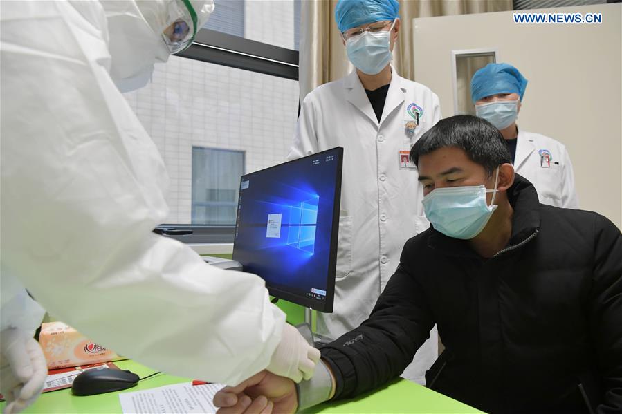 CHINA-JIANGXI-NANCHANG-RECOVERED CORONAVIRUS PATIENT-PLASMA-DONATION (CN)