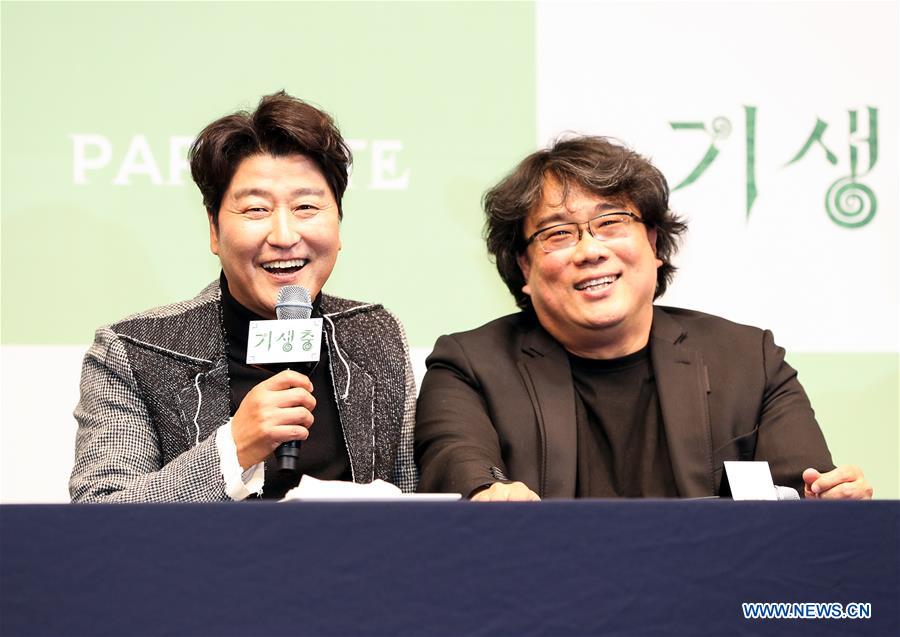 SOUTH KOREA-SEOUL-PARASITE-CREATIVE TEAM-PRESS CONFERENCE