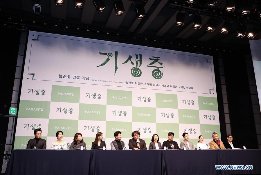 SOUTH KOREA-SEOUL-PARASITE-CREATIVE TEAM-PRESS CONFERENCE