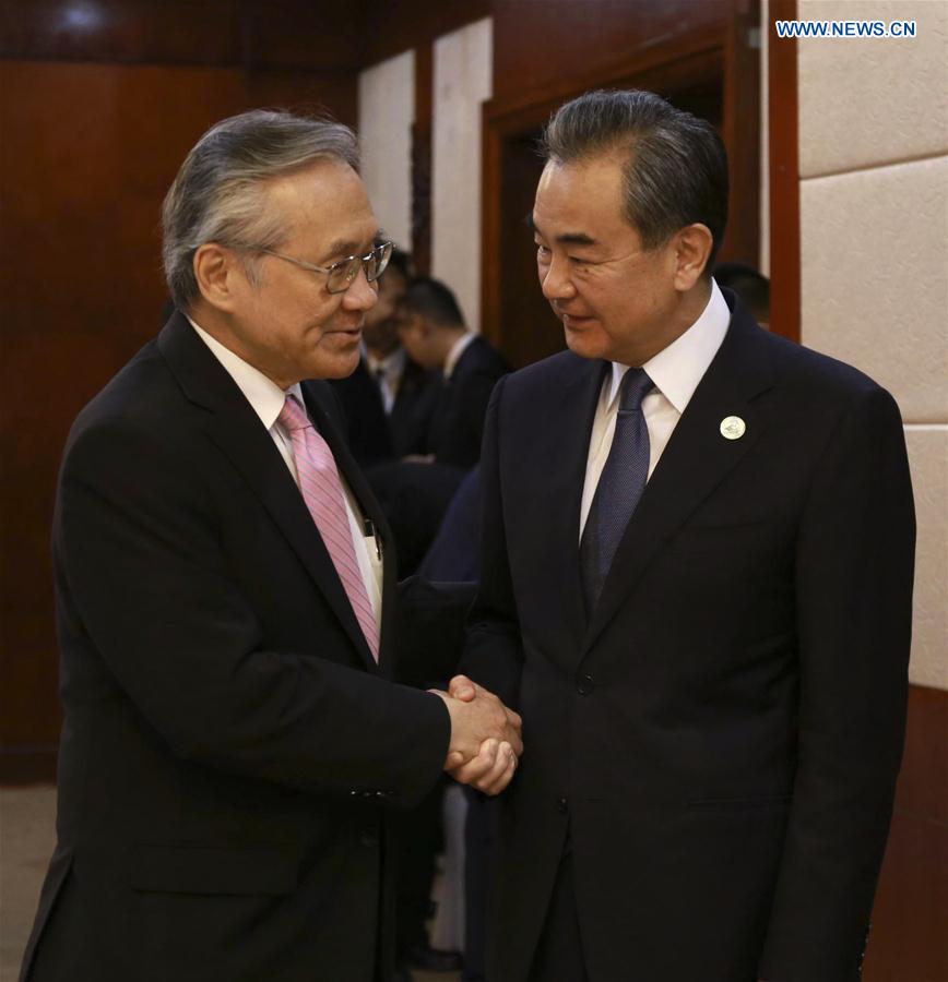 LAOS-VIENTIANE-WANG YI-THAILAND-FM-MEETING