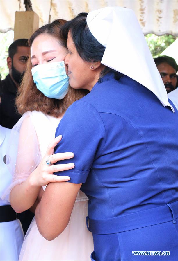 SRI LANKA-COLOMBO-SOLE COVID-19 PATIENT-DISCHARGE