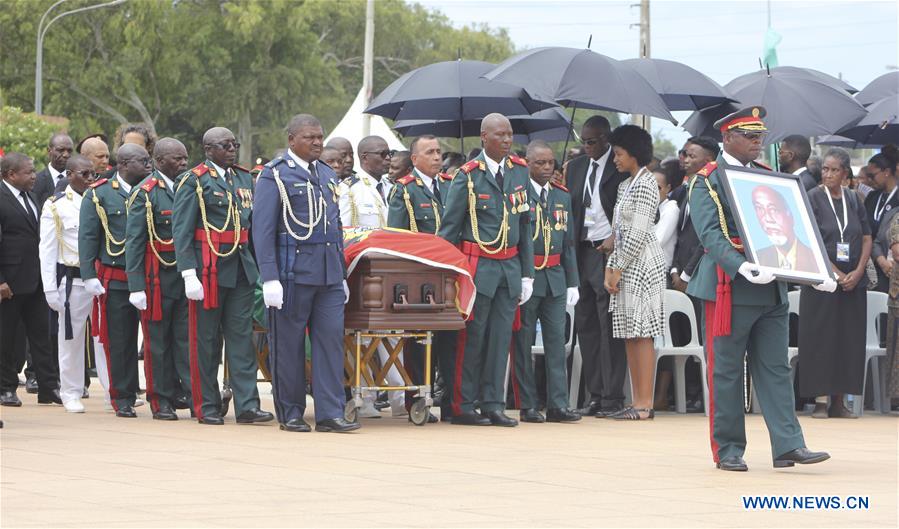 MOZAMBIQUE-MAPUTO-MARCELINO DOS SANTOS-STATE FUNERAL