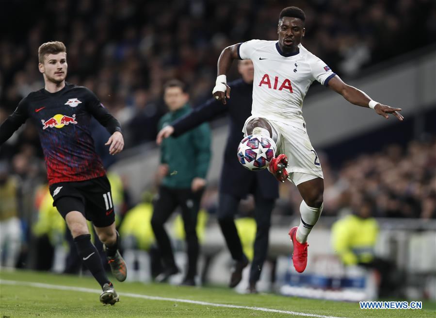 (SP)BRITAIN-LONDON-FOOTBALL--UEFA CHAMPIONS LEAGUE-HOTSPUR VS RB LEIPZIG