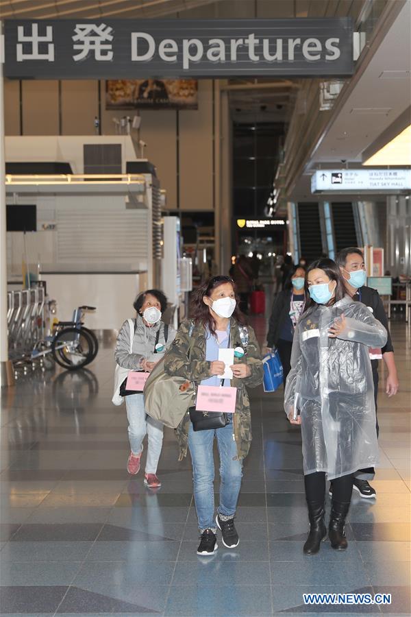 JAPAN-TOKYO-CORONAVIRUS-CRUISE SHIP-HONG KONG-CHARTERED FLIGHT