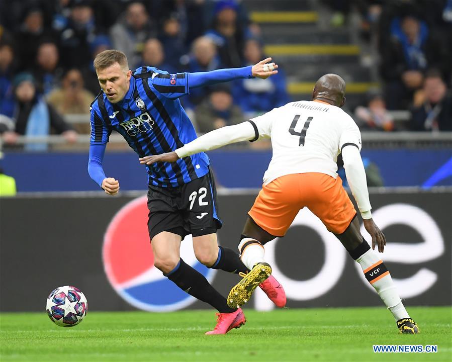 (SP)ITALY-MILAN-FOOTBALL-UEFA CHAMPIONS LEAGUE-ATALANTA VS VALENCIA