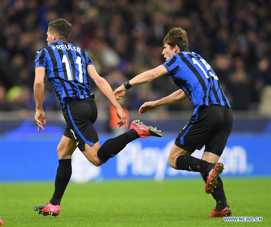 (SP)ITALY-MILAN-FOOTBALL-UEFA CHAMPIONS LEAGUE-ATALANTA VS VALENCIA