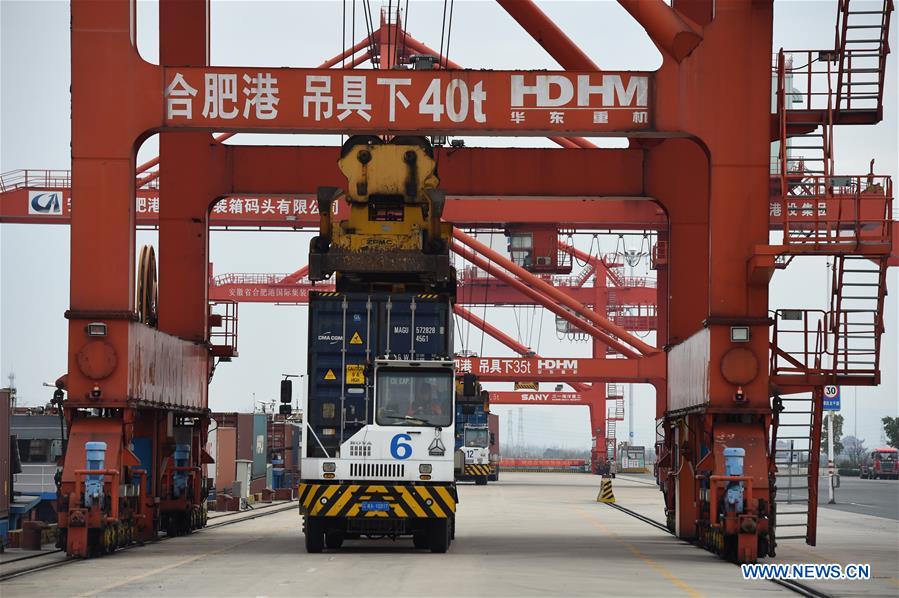 CHINA-ANHUI-HEFEI PORT-OPERATION-RESUMPTION (CN)