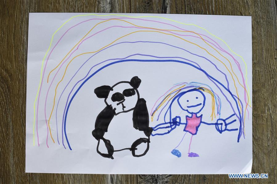 URUGUAY-MONTEVIDEO-GIRL-CHINA-CORONAVIRUS-SUPPORT