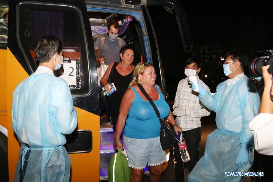 CAMBODIA-PHNOM PENH-WESTERDAM CRUISE SHIP-PASSENGERS