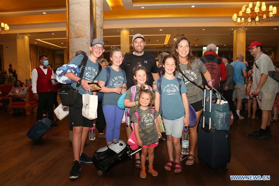 CAMBODIA-PHNOM PENH-WESTERDAM CRUISE SHIP-PASSENGERS