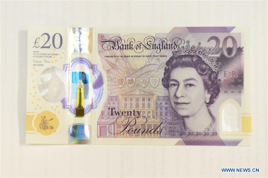 BRITAIN-LONDON-LAUNCH-NEW 20 POUND NOTE