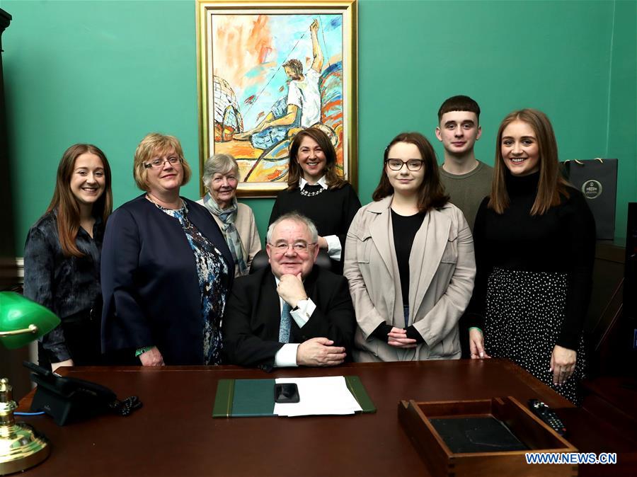 IRELAND-DUBLIN-PARLIAMENT-LOWER HOUSE-CHAIR