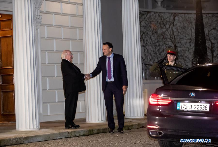 IRELAND-DUBLIN-IRISH PM-RESIGNATION