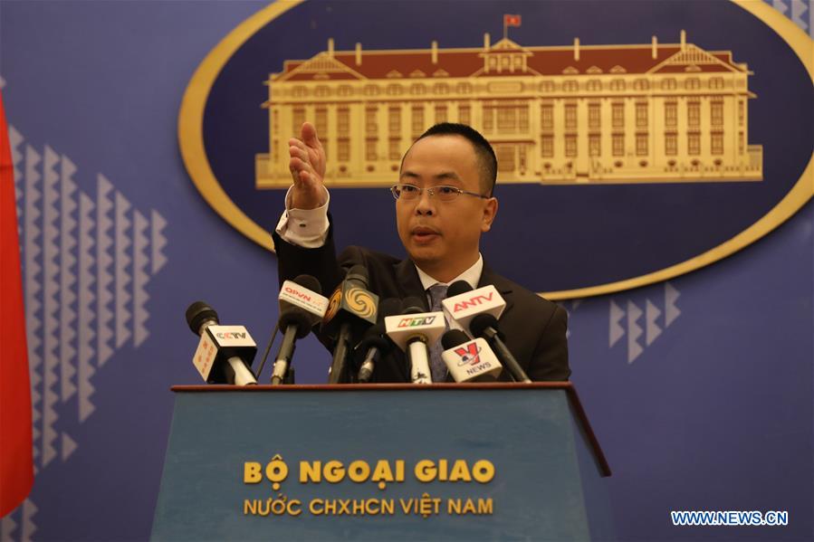 VIETNAM-HANOI-CHINA-PRESS CONFERENCE-COVID-19