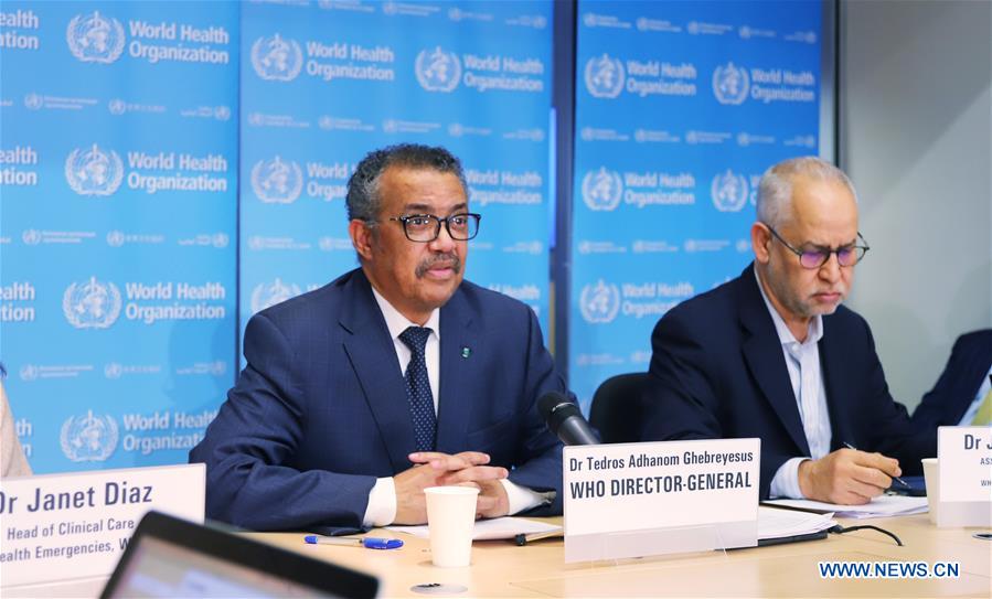 SWITZERLAND-GENEVA-WHO-NCP-THERAPEUTIC TRIAL RESULTS