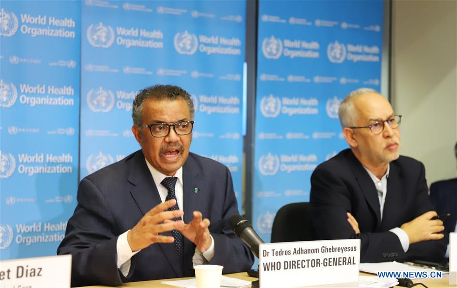 SWITZERLAND-GENEVA-WHO-NCP-THERAPEUTIC TRIAL RESULTS