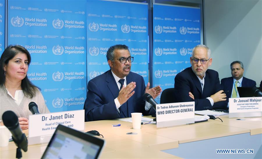 SWITZERLAND-GENEVA-WHO-NCP-THERAPEUTIC TRIAL RESULTS