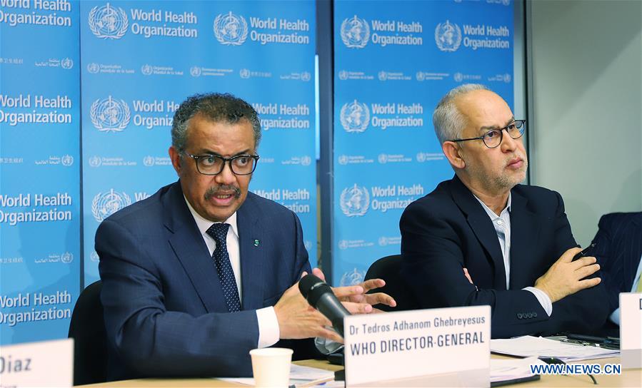 SWITZERLAND-GENEVA-WHO-NCP-THERAPEUTIC TRIAL RESULTS