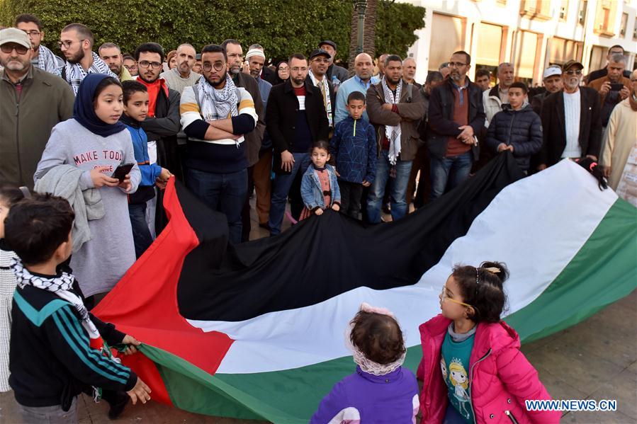 MOROCCO-RABAT-PROTEST-U.S. PEACE PLAN