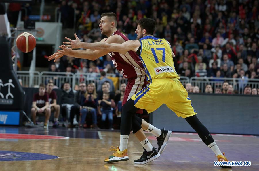 (SP)LATVIA-RIGA-BASKETBALL-FIBA EUROBASKET 2021 QUALIFIERS-LAT VS BIH
