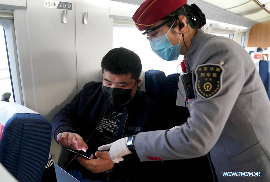 CHINA-HENAN-CUSTOMIZED TRAIN-RETURN TO WORK (CN) 