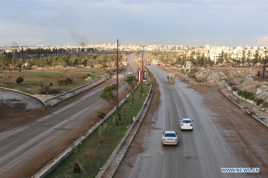 SYRIA-DAMASCUS-ALEPPO HIGHWAY-OPENING