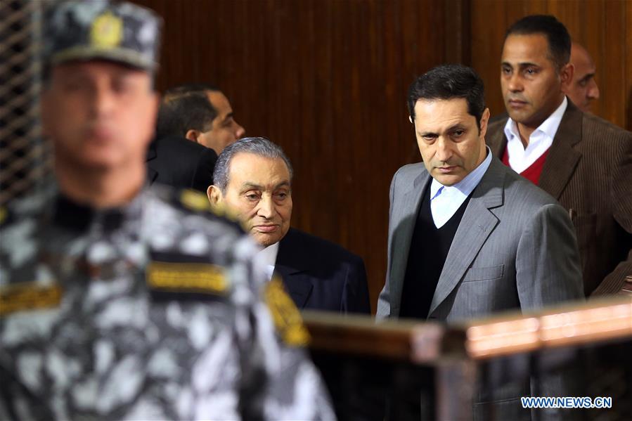 EGYPT-CAIRO-SONS OF EX-PRESIDENT MUBARAK-CORRUPTION CHARGES