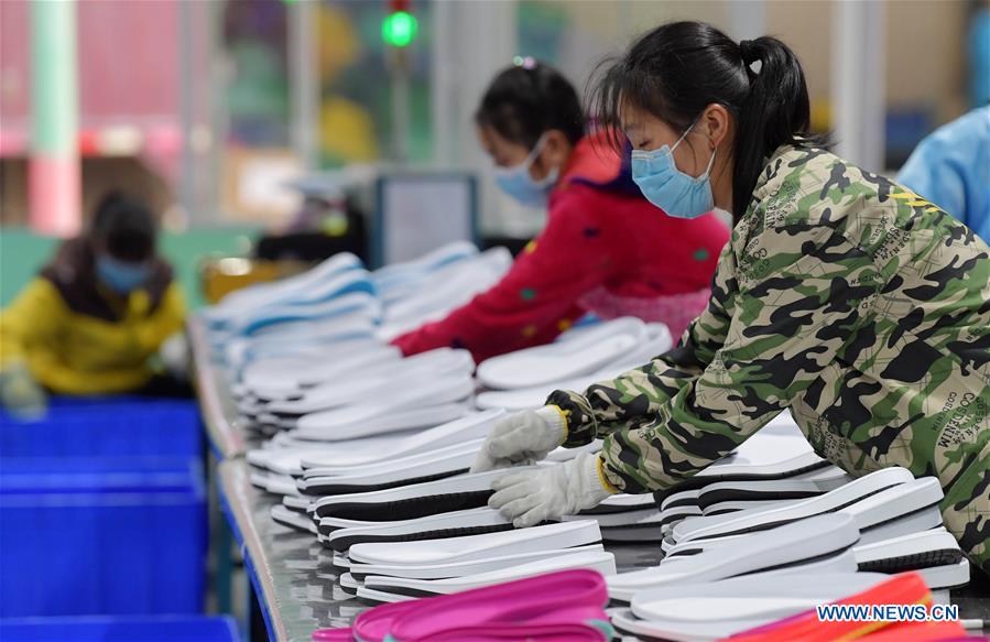 CHINA-JIANGXI-NANCHANG-SHOES MAKING-RESUMPTION (CN)