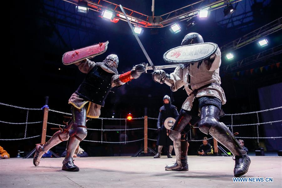 RUSSIA-MOSCOW-MEDIEVAL KNIGHTS-WARRIOR 2020