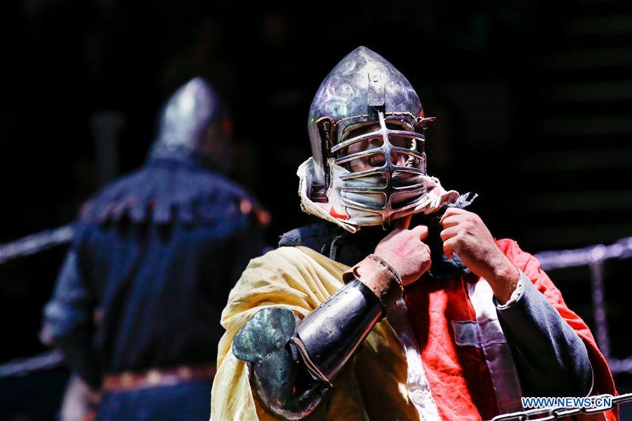 RUSSIA-MOSCOW-MEDIEVAL KNIGHTS-WARRIOR 2020