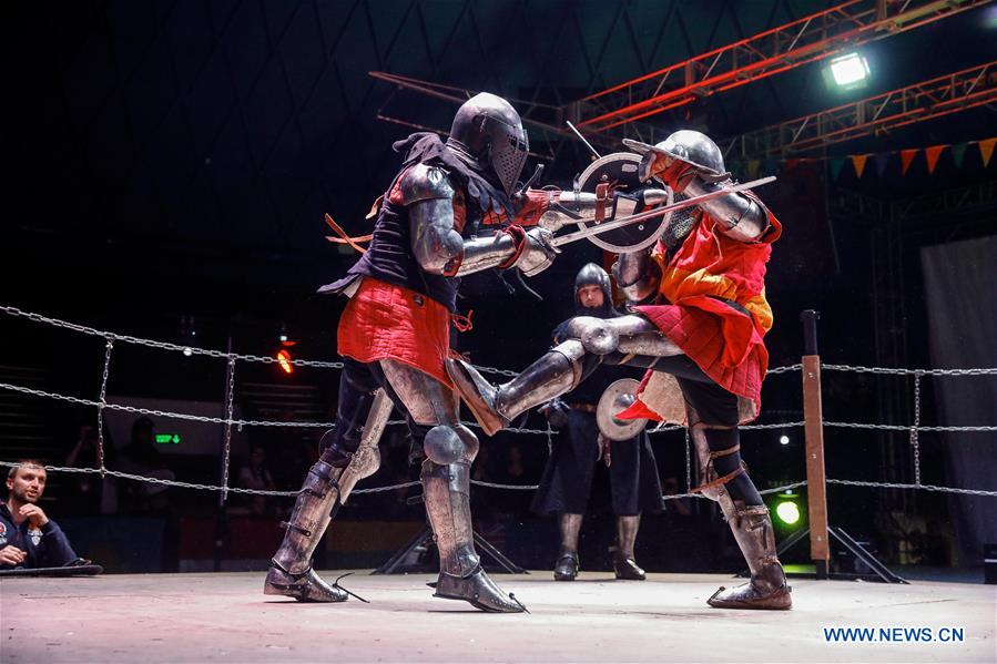 RUSSIA-MOSCOW-MEDIEVAL KNIGHTS-WARRIOR 2020