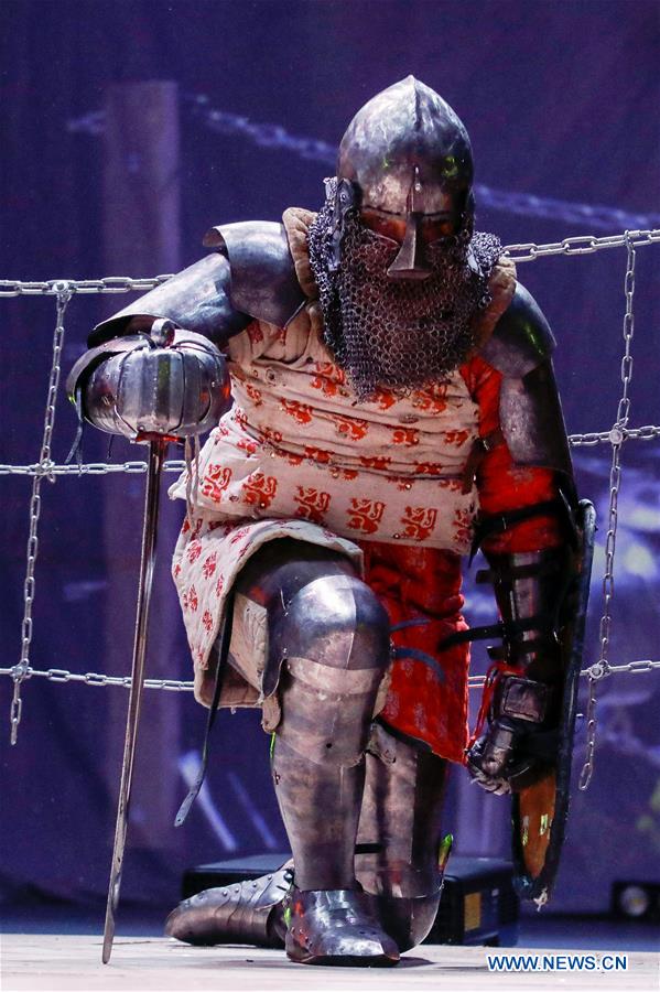 RUSSIA-MOSCOW-MEDIEVAL KNIGHTS-WARRIOR 2020