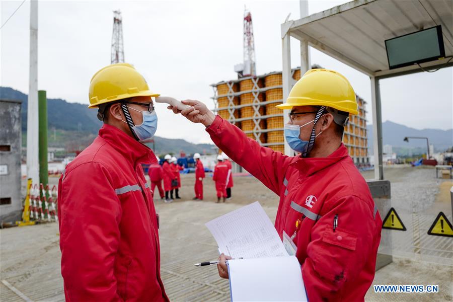CHINA-CHONGQING-COVID-19-SHALE GAS-PRODUCTION RESUMPTION (CN)