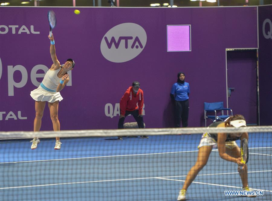 (SP)QATAR-DOHA-TENNIS-WTA-DOUBLES
